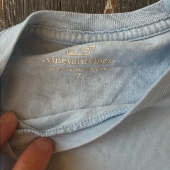 Vineyard Vines Boy Lacrosse Tshirt size 7 - Picture 3 of 3